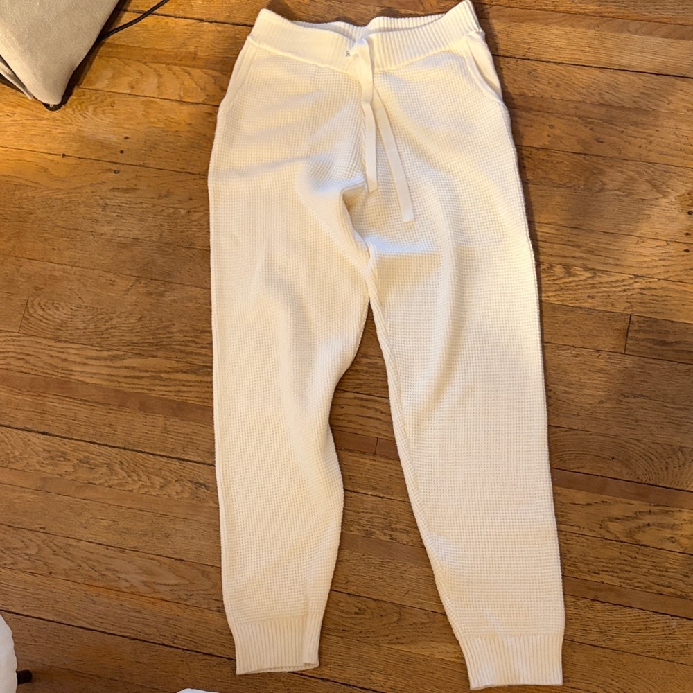 Cyrus Cream Knit Joggers